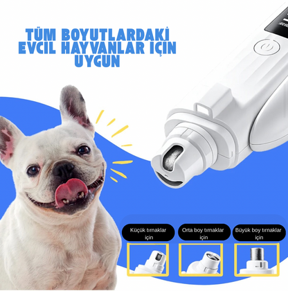 Profesyonel 2’si 1 Arada LED Pet Tırnak Kesici ve Törpü